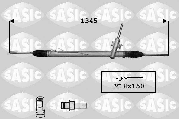 Sasic 7176060 - Рульовий механізм, рейка autozip.com.ua