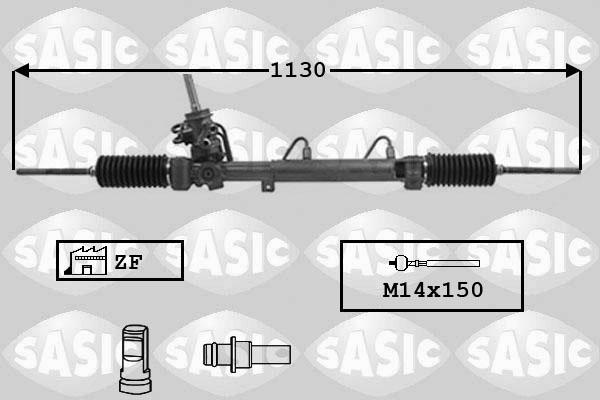 Sasic 7176033 - Рульовий механізм, рейка autozip.com.ua