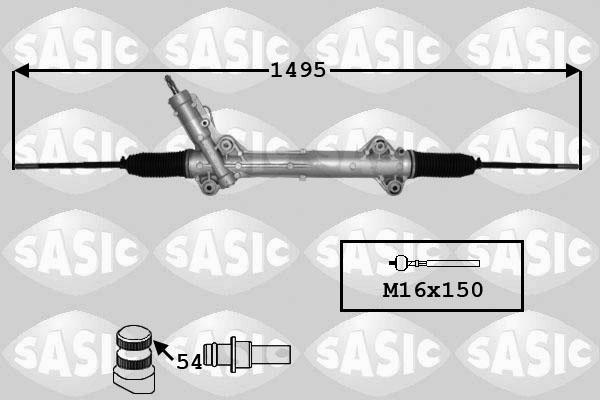 Sasic 7176070 - Рульовий механізм, рейка autozip.com.ua