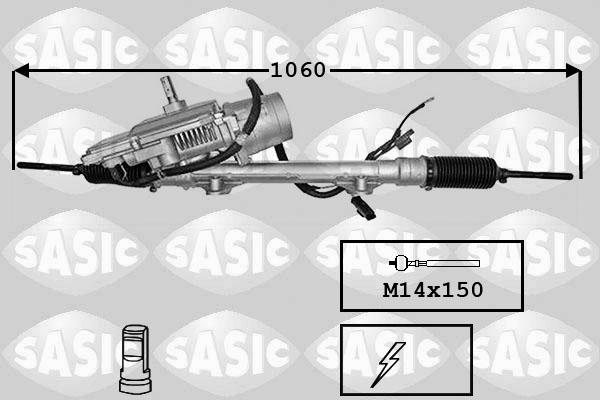 Sasic 7170055 - Рульовий механізм, рейка autozip.com.ua