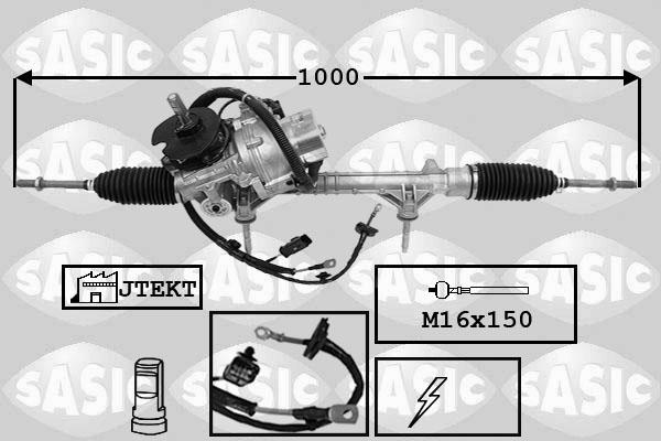 Sasic 7170068 - Рульовий механізм, рейка autozip.com.ua