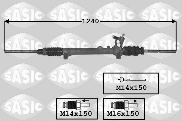 Sasic 7170003 - Рульовий механізм, рейка autozip.com.ua