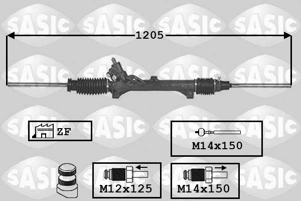 Sasic 7170016 - Рульовий механізм, рейка autozip.com.ua