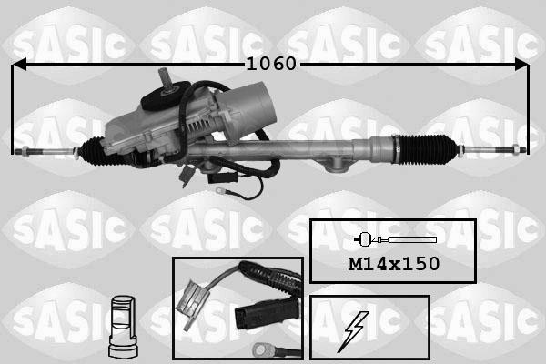 Sasic 7170073 - Рульовий механізм, рейка autozip.com.ua