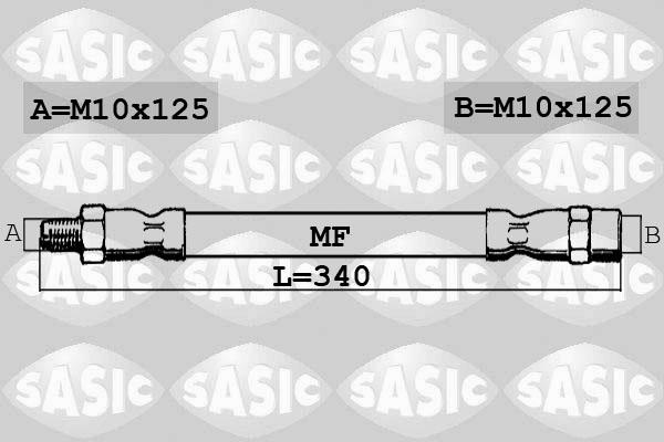 Sasic SBH6352 - Гальмівний шланг autozip.com.ua