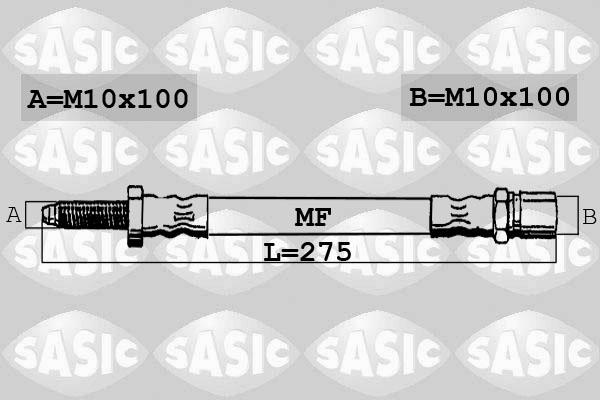 Sasic SBH6322 - Гальмівний шланг autozip.com.ua