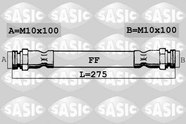 Sasic SBH0152 - Гальмівний шланг autozip.com.ua