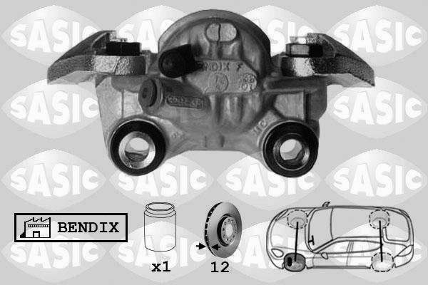 Sasic SCA4012 - Гальмівний супорт autozip.com.ua