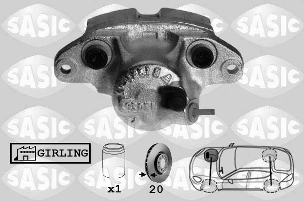 Sasic SCA4021 - Гальмівний супорт autozip.com.ua