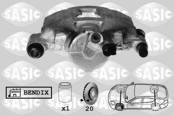 Sasic SCA4028 - Гальмівний супорт autozip.com.ua