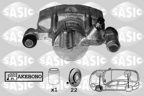 Sasic SCA6584 - Гальмівний супорт autozip.com.ua