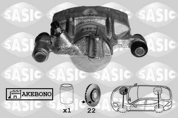 Sasic SCA6585 - Гальмівний супорт autozip.com.ua