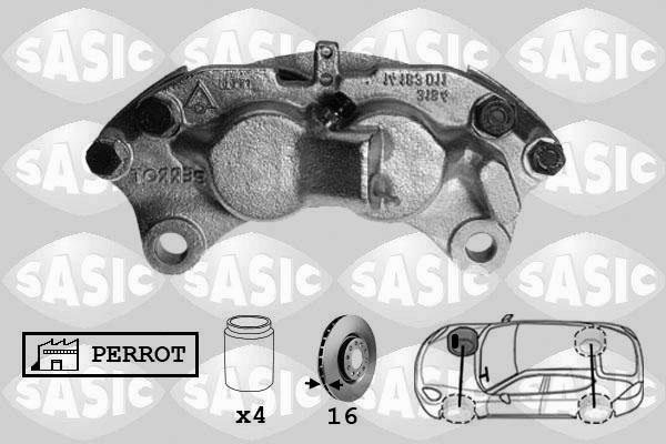 Sasic SCA6581 - Гальмівний супорт autozip.com.ua