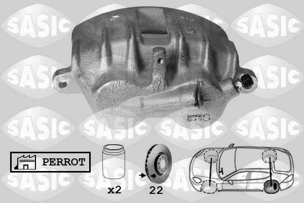 Sasic SCA6582 - Гальмівний супорт autozip.com.ua