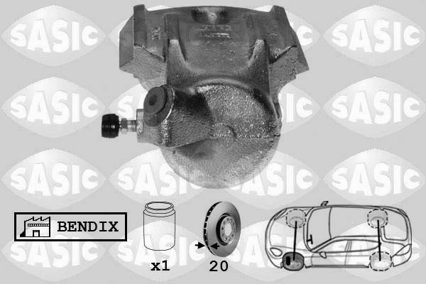 Sasic SCA6068 - Гальмівний супорт autozip.com.ua