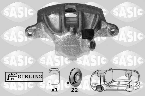 Sasic SCA6008 - Гальмівний супорт autozip.com.ua