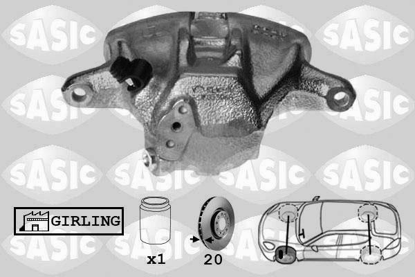 Sasic SCA6016 - Гальмівний супорт autozip.com.ua