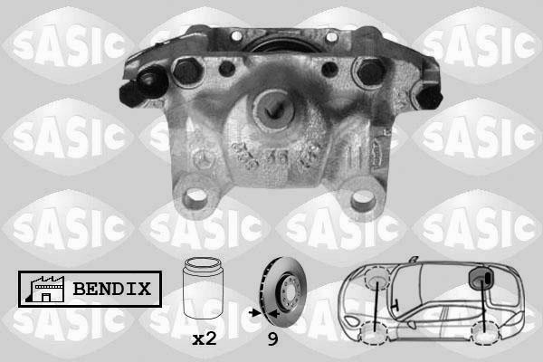 Sasic SCA6085 - Гальмівний супорт autozip.com.ua