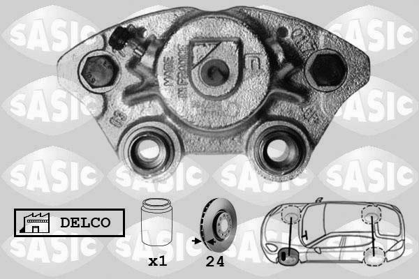 Sasic SCA6080 - Гальмівний супорт autozip.com.ua