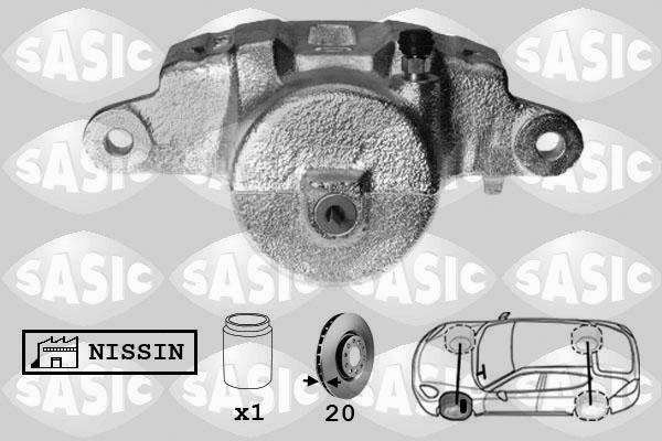 Sasic SCA6082 - Гальмівний супорт autozip.com.ua