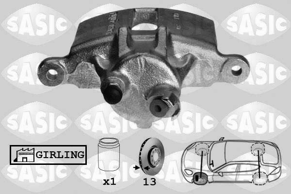 Sasic SCA6140 - Гальмівний супорт autozip.com.ua