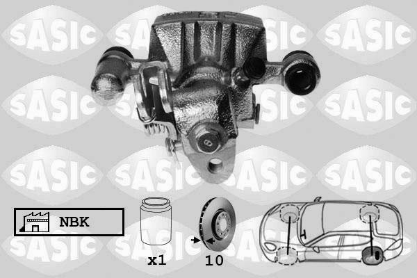 Sasic SCA6156 - Гальмівний супорт autozip.com.ua