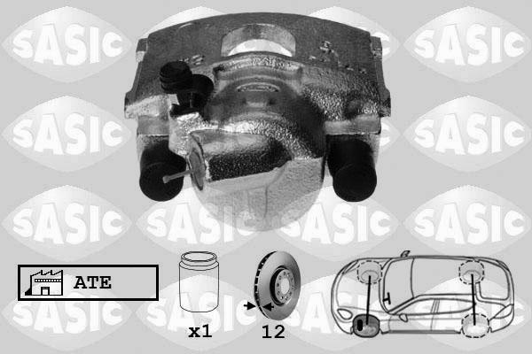 Sasic SCA6124 - Гальмівний супорт autozip.com.ua