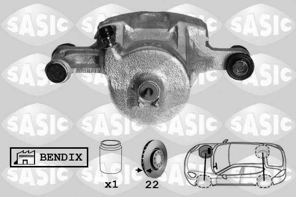 Sasic SCA6121 - Гальмівний супорт autozip.com.ua