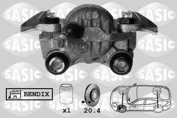 Sasic SCA0044 - Гальмівний супорт autozip.com.ua