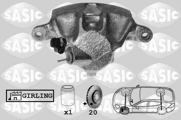 Sasic SCA0048 - Гальмівний супорт autozip.com.ua