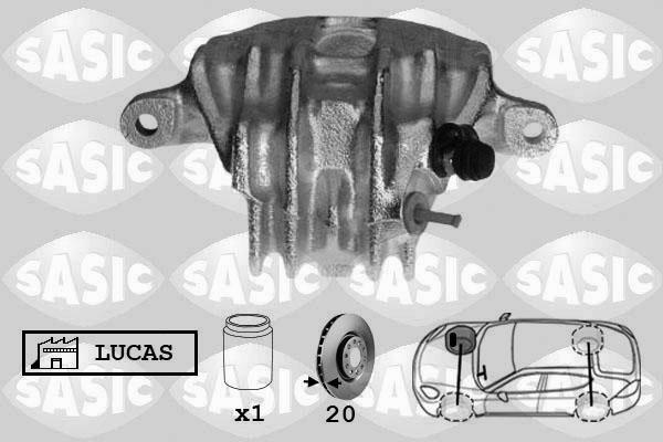 Sasic SCA0053 - Гальмівний супорт autozip.com.ua