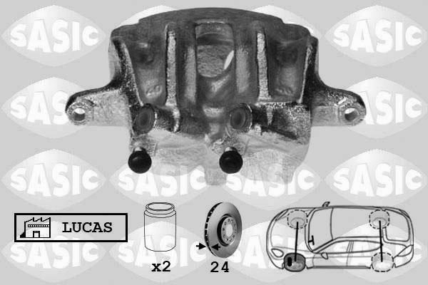 Sasic SCA0066 - Гальмівний супорт autozip.com.ua