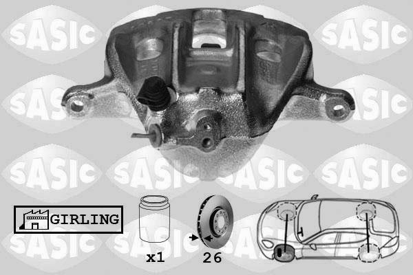 Sasic SCA0080 - Гальмівний супорт autozip.com.ua