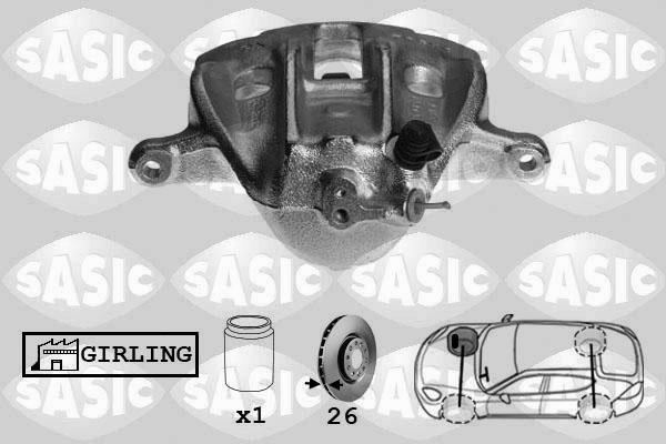 Sasic SCA0081 - Гальмівний супорт autozip.com.ua