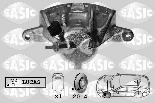Sasic SCA0088 - Гальмівний супорт autozip.com.ua