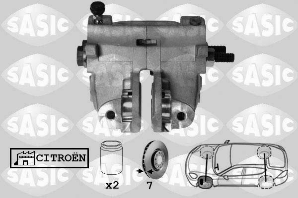 Sasic SCA0030 - Гальмівний супорт autozip.com.ua