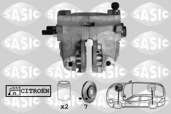 Sasic SCA0031 - Гальмівний супорт autozip.com.ua