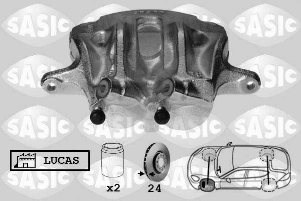 Sasic SCA0070 - Гальмівний супорт autozip.com.ua