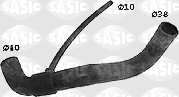 Sasic SWH4186 - Шланг радіатора autozip.com.ua