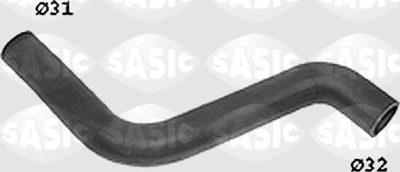 Sasic SWH6804 - Шланг радіатора autozip.com.ua
