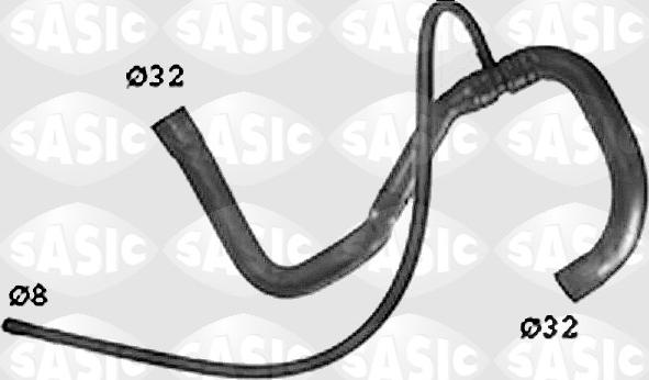 Sasic SWH6802 - Шланг радіатора autozip.com.ua