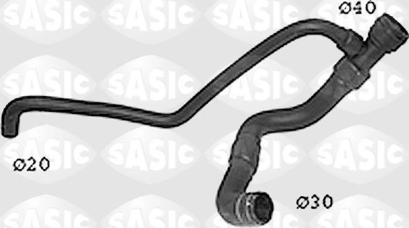 Sasic SWH6832 - Шланг радіатора autozip.com.ua