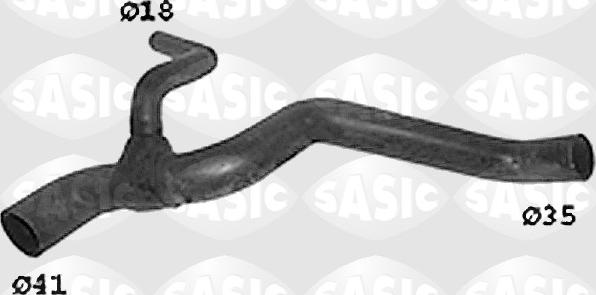 Sasic SWH6741 - Шланг радіатора autozip.com.ua