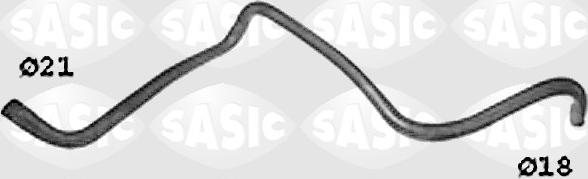 Sasic SWH0520 - Шланг радіатора autozip.com.ua