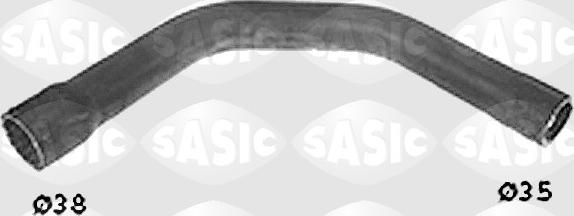 Sasic SWH0340 - Шланг радіатора autozip.com.ua
