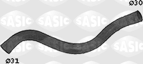 Sasic SWH0382 - Шланг радіатора autozip.com.ua