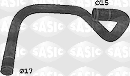 Sasic SWH0379 - Шланг радіатора autozip.com.ua