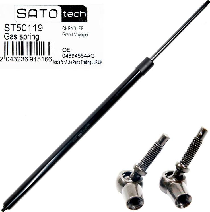 SATO tech ST50119 - Газова пружина, кришка багажник autozip.com.ua