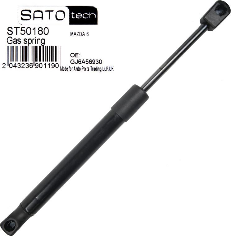 SATO tech ST50180 - Газова пружина, кришка багажник autozip.com.ua