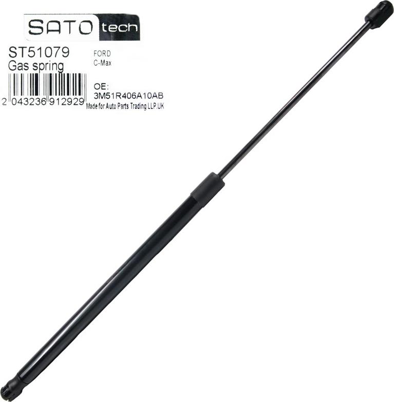 SATO tech ST51079 - Газова пружина, кришка багажник autozip.com.ua